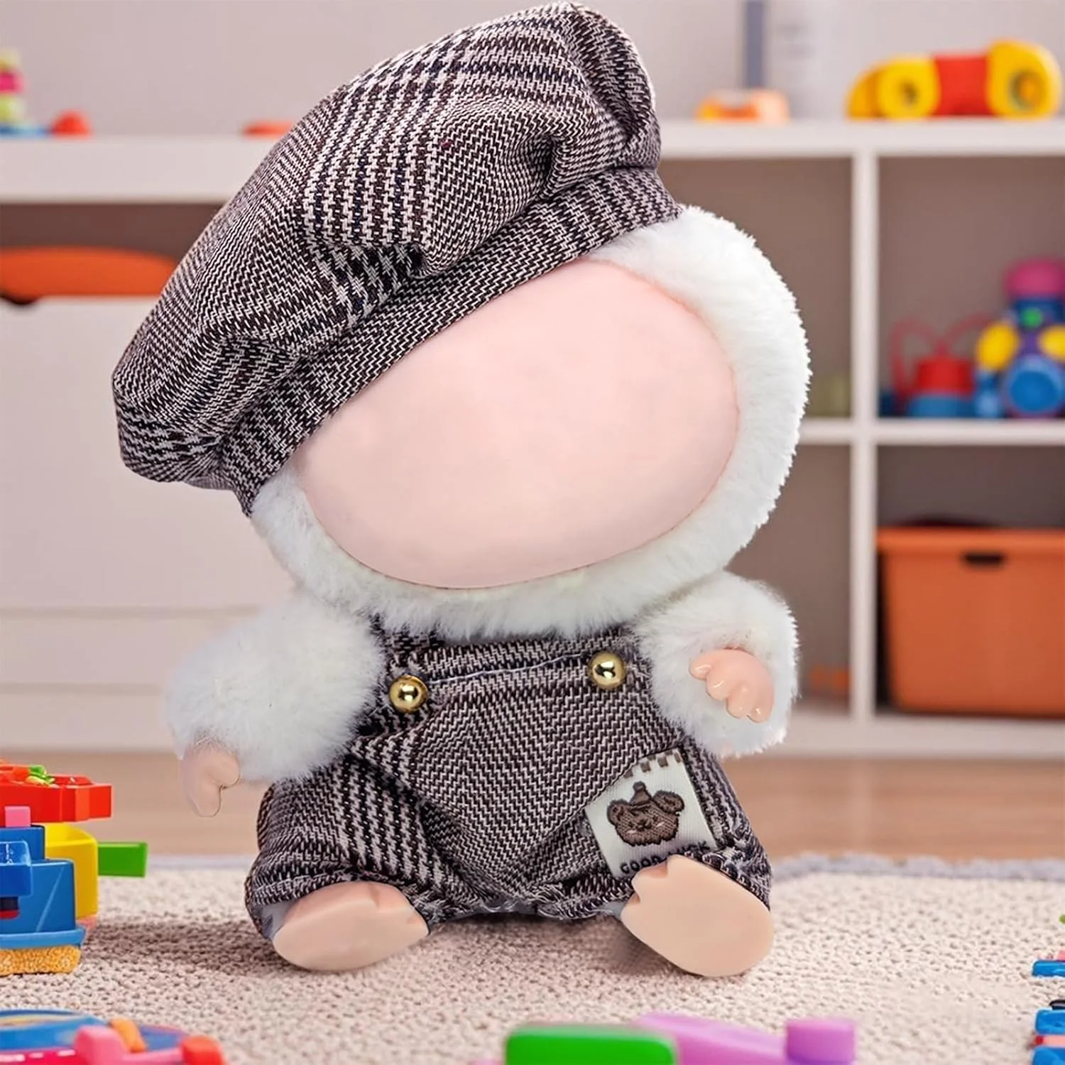 لباس عروسک لابوبو KASTWAVE، ست لباس خرس با کلاه، 17 سانتی متر، لوازم جانبی شیک و دوست داشتنی (عروسک شامل نمی شود) لباس عروسک لابوبو KASTWAVE، ست لباس خرس با کلاه، 17 سانتی متر، لوازم جانبی شیک و دوست داشتنی (عروسک شامل نمی شود)