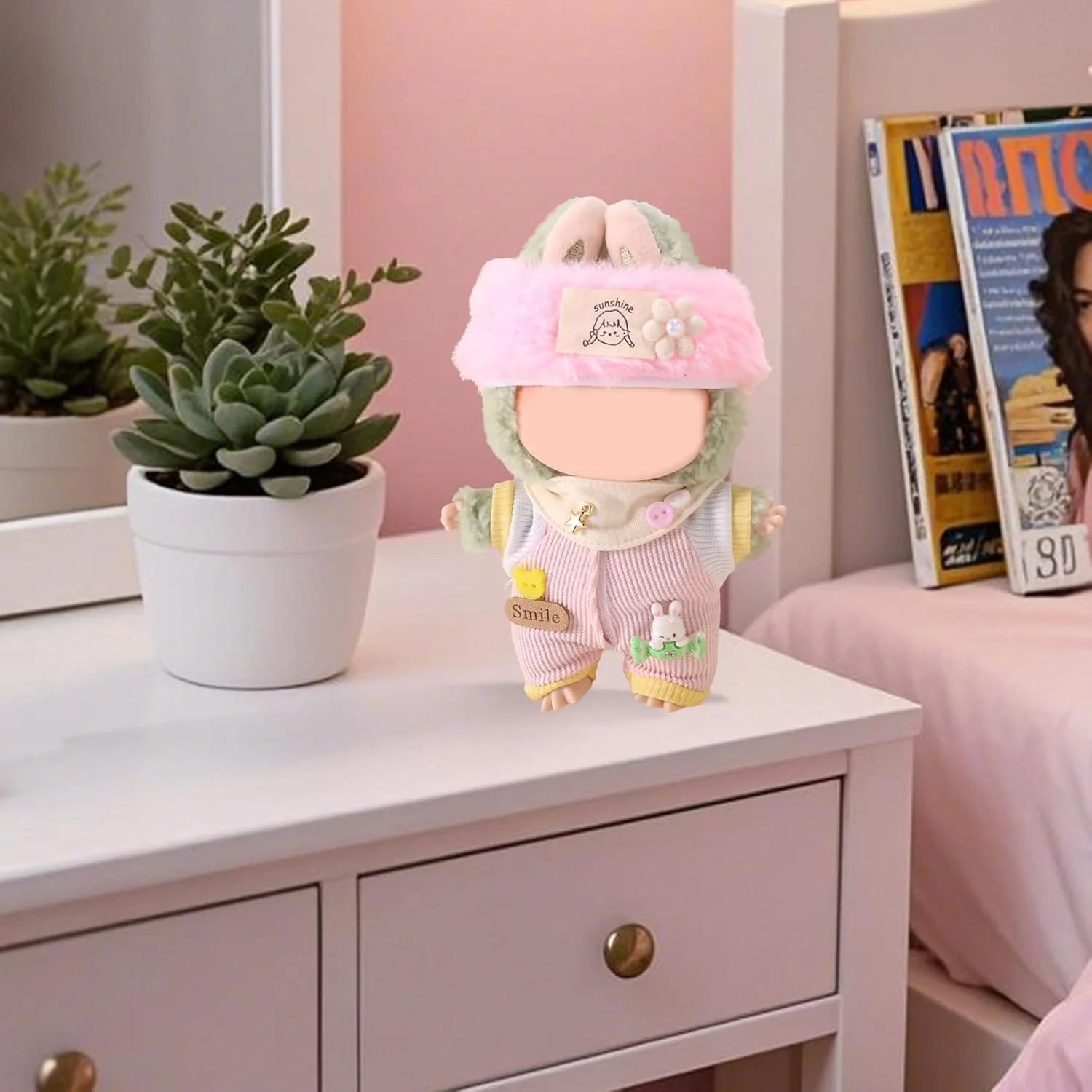 ست لباس 3 تکه KASTWAVE برای عروسک لابوبو، شامل جامپسوت، هدبند و شال گردن، لباس سبک شکر زیبا برای عروسک های 17 سانتی متری، لوازم جانبی لباس پوشیدن شایان ستایش ست لباس 3 تکه KASTWAVE برای عروسک لابوبو، شامل جامپسوت، هدبند و شال گردن، لباس سبک شکر زیبا برای عروسک های 17 سانتی متری، لوازم جانبی لباس پوشیدن شایان ستایش