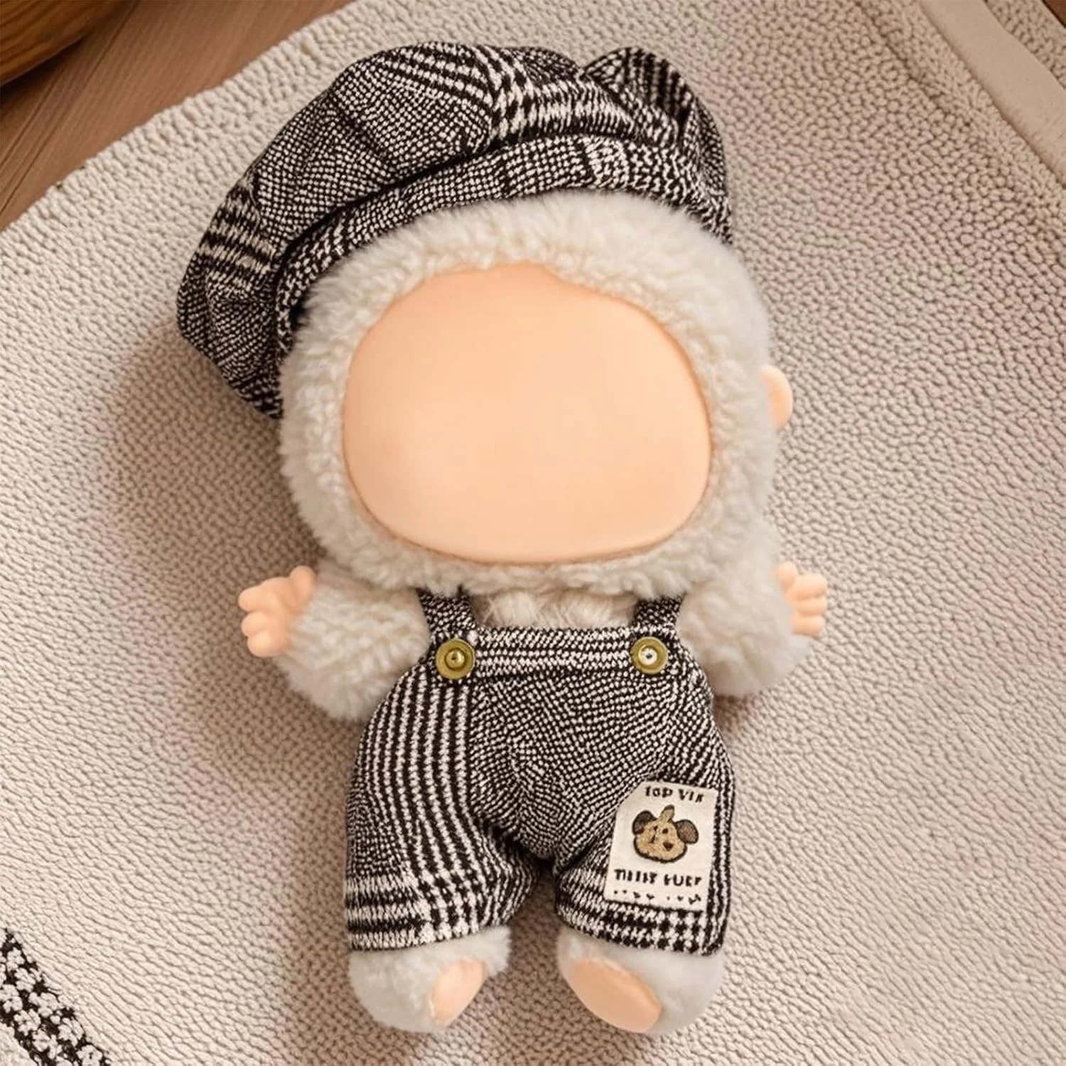 لباس عروسک لابوبو KASTWAVE، ست لباس خرس با کلاه، 17 سانتی متر، لوازم جانبی شیک و دوست داشتنی (عروسک شامل نمی شود) لباس عروسک لابوبو KASTWAVE، ست لباس خرس با کلاه، 17 سانتی متر، لوازم جانبی شیک و دوست داشتنی (عروسک شامل نمی شود)