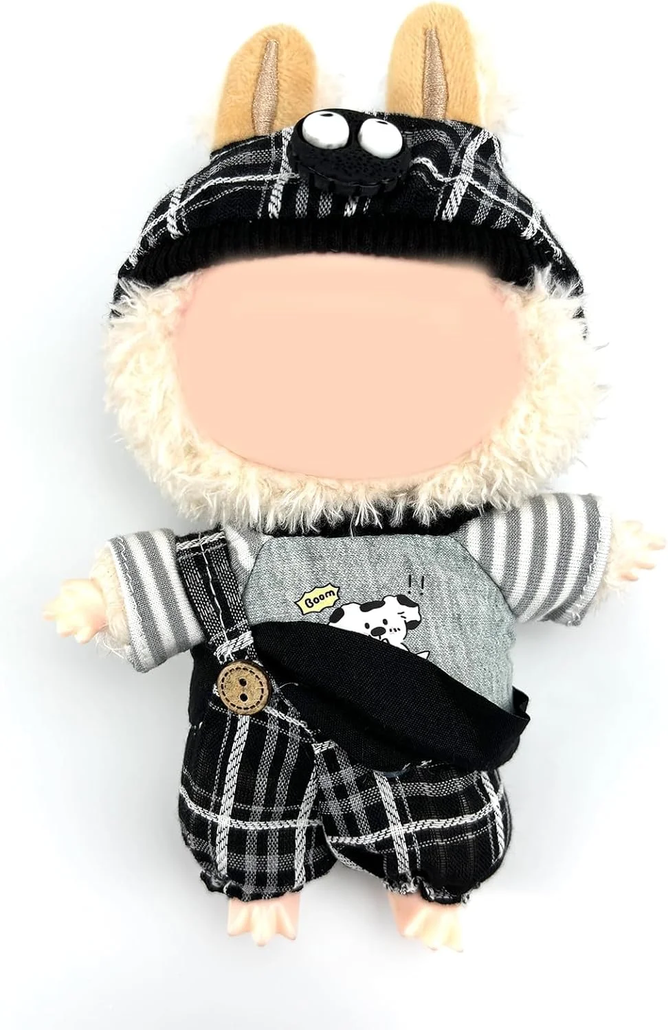 ست لباس 3 تکه KASTWAVE برای عروسک لابوبو، شامل سرهمی، تی شرت و کلاه بامزه، لوازم جانبی لباس پوشیدن شایان ستایش برای عروسک های 17 سانتی متری (عروسک شامل نمی شود) ست لباس 3 تکه KASTWAVE برای عروسک لابوبو، شامل سرهمی، تی شرت و کلاه بامزه، لوازم جانبی لباس پوشیدن شایان ستایش برای عروسک های 17 سانتی متری (عروسک شامل نمی شود)