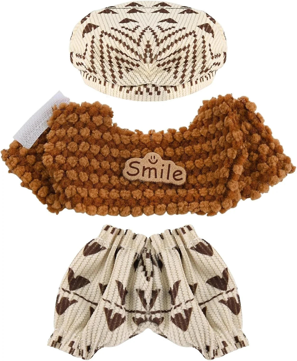 ست لباس بافتنی دست ساز 3 تکه برای عروسک لابوبو - سازگار با عروسک های 15 تا 17 سانتی متری (5.91-6.7 اینچ) فقط به عنوان لوازم جانبی، شامل کلاه، ژاکت و کیف، لوازم جانبی لباس عروسک دست ساز ممتاز ست لباس بافتنی دست ساز 3 تکه برای عروسک لابوبو - سازگار با عروسک های 15 تا 17 سانتی متری (5.91-6.7 اینچ) فقط به عنوان لوازم جانبی، شامل کلاه، ژاکت و کیف، لوازم جانبی لباس عروسک دست ساز ممتاز