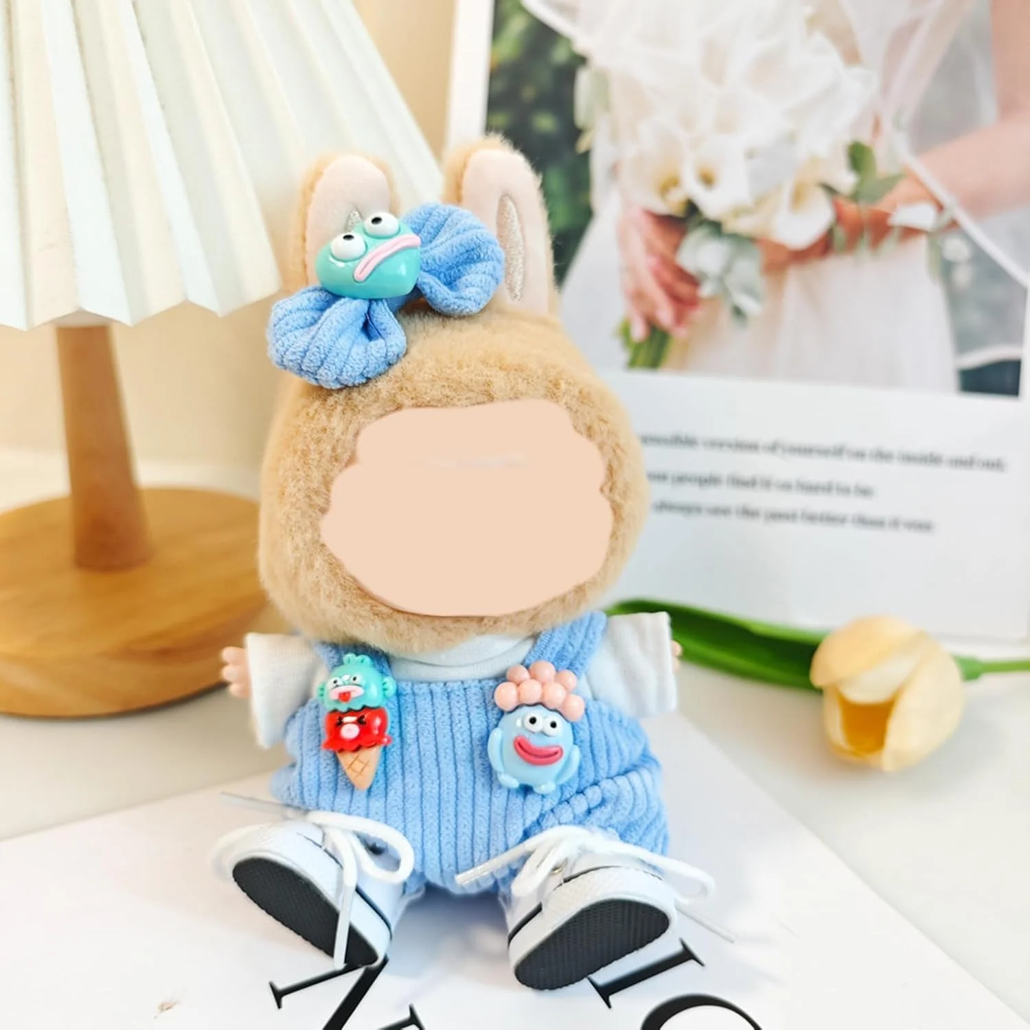 ست لباس 7 تکه عروسک لابوبو شامل لباس، کلاه، شلوار، کفش، عینک، گیره مو و لوازم جانبی دوربین - استایل کژوال خنک برای عروسک های 17 سانتی متری (عروسک شامل نمی شود) ست لباس 7 تکه عروسک لابوبو شامل لباس، کلاه، شلوار، کفش، عینک، گیره مو و لوازم جانبی دوربین - استایل کژوال خنک برای عروسک های 17 سانتی متری (عروسک شامل نمی شود)