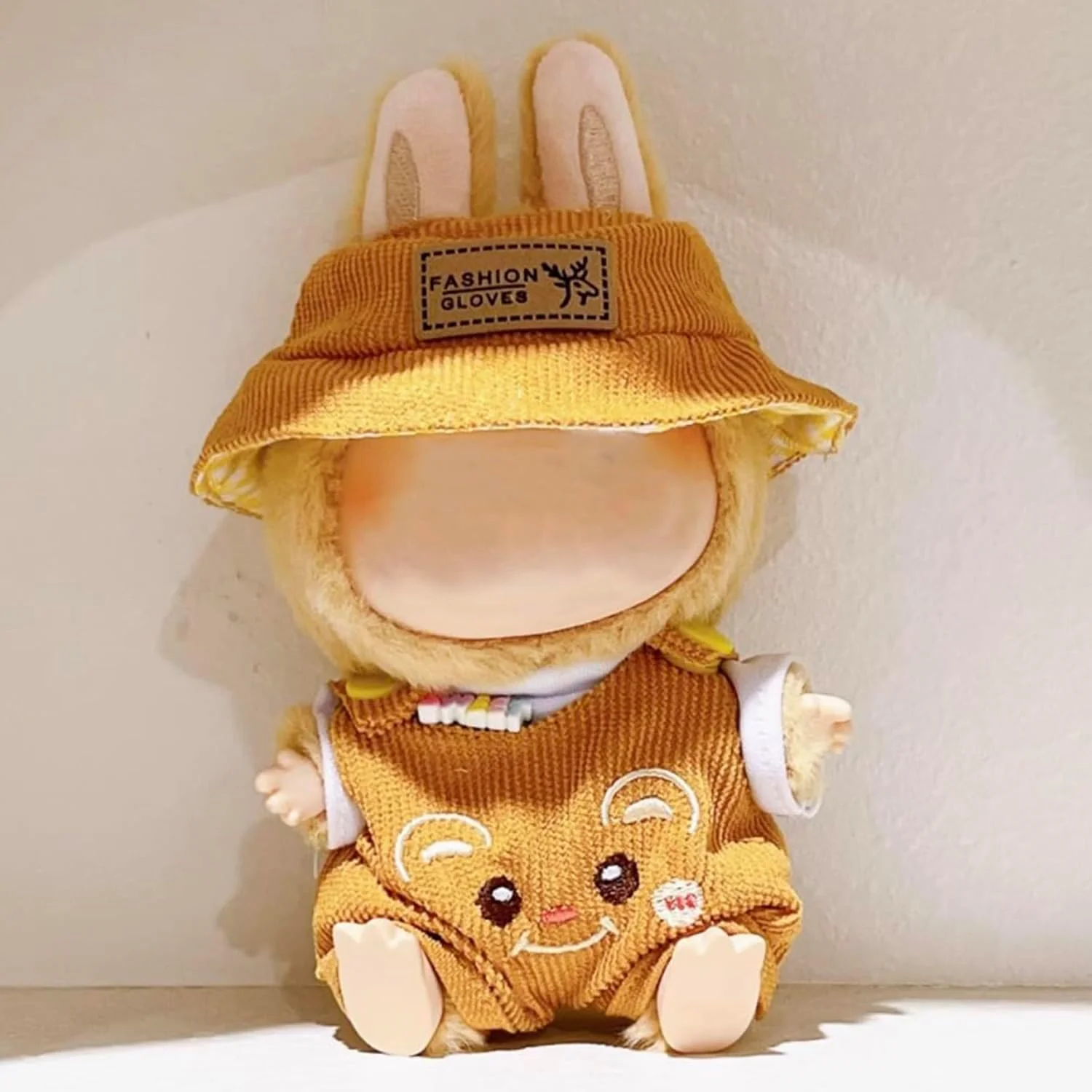 لباس عروسک برای لابوبو، ست لباس زرد 3 تکه برای عروسک های 17 سانتی متری - شامل کلاه سطلی، سرهمی مخملی کبریتی - لباس برای کلکسیون های پولیشی (بدون عروسک) لباس عروسک برای لابوبو، ست لباس زرد 3 تکه برای عروسک های 17 سانتی متری - شامل کلاه سطلی، سرهمی مخملی کبریتی - لباس برای کلکسیون های پولیشی (بدون عروسک)