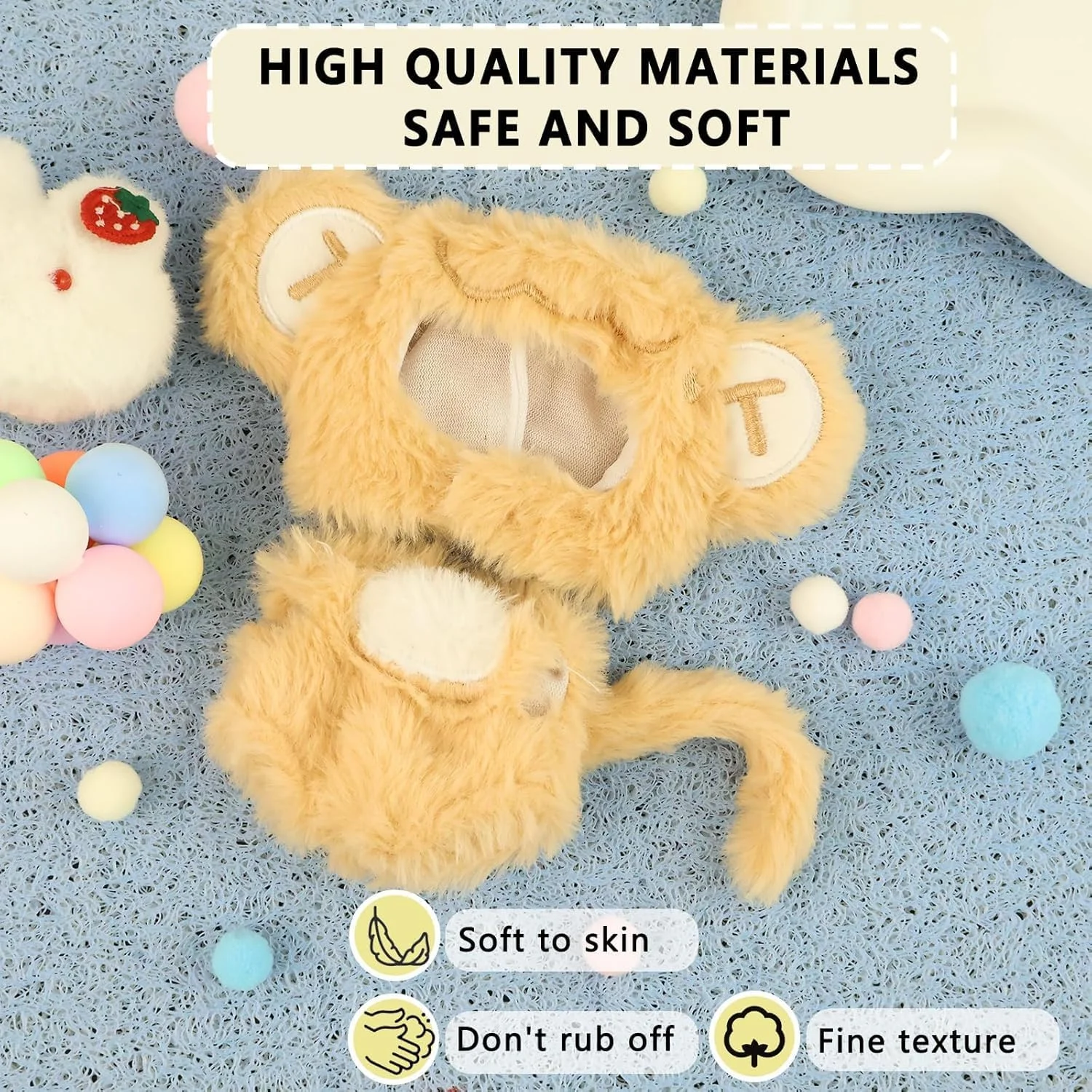 لباس میمون بامزه برای عروسک لابوبو نسل 1/2/3، مناسب کلکسیونرها یا طرفداران ست لباس فانتزی حیوانات لابوبو، پارچه پولیشی نرم، پوشیدن آسان، ایده آل برای نمایش و هدیه (عروسک شامل نمی شود) لباس میمون بامزه برای عروسک لابوبو نسل 1/2/3، مناسب کلکسیونرها یا طرفداران ست لباس فانتزی حیوانات لابوبو، پارچه پولیشی نرم، پوشیدن آسان، ایده آل برای نمایش و هدیه (عروسک شامل نمی شود)