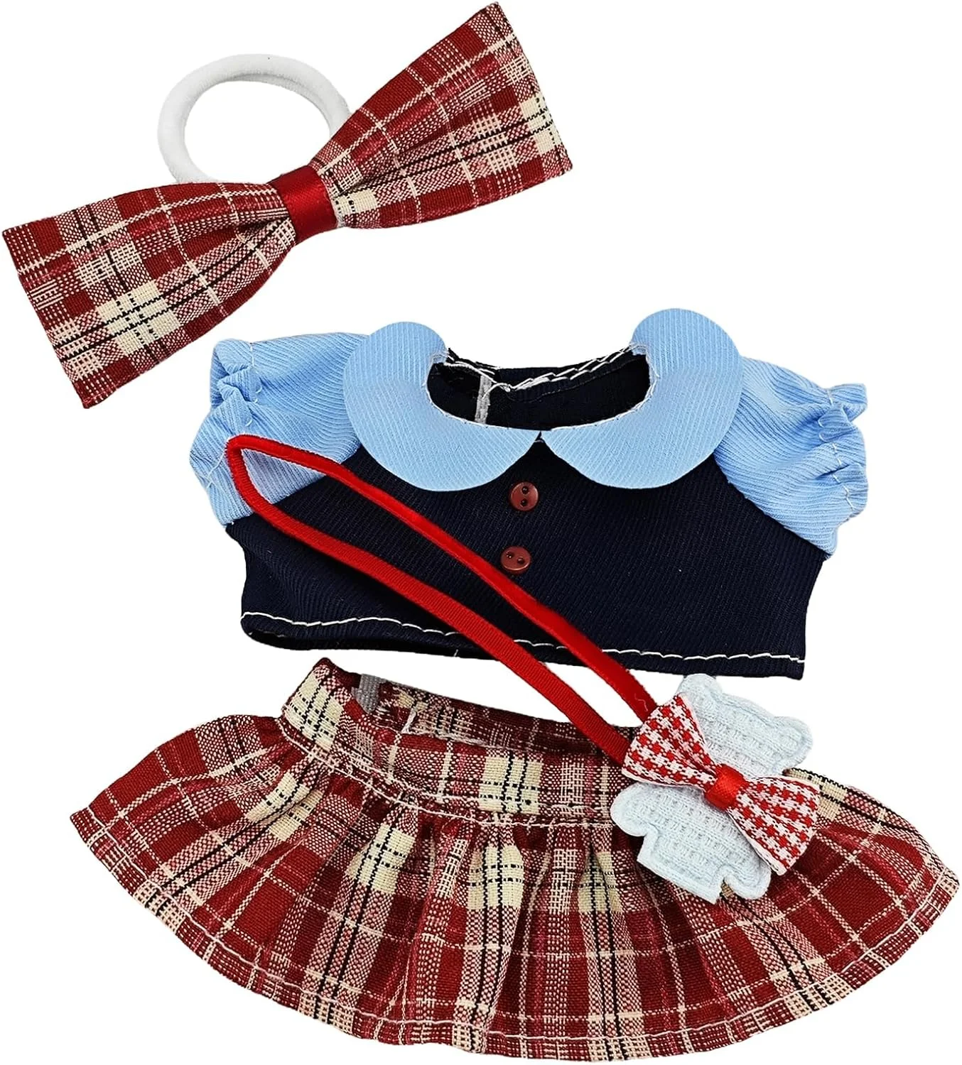 ست لباس 17 سانتی‌متری (بدون عروسک)، لباس‌های عروسکی ناز 6.7 اینچی مناسب برای لوازم جانبی عروسک‌ها، لباس‌های ناز برای لباس پوشیدن با سبک منحصر به فرد، طراحی شده برای لباس‌های لابوبو