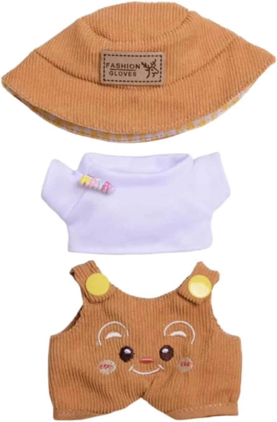 لباس عروسک برای لابوبو، ست لباس زرد 3 تکه برای عروسک های 17 سانتی متری - شامل کلاه سطلی، سرهمی مخملی کبریتی - لباس برای کلکسیون های پولیشی (بدون عروسک) لباس عروسک برای لابوبو، ست لباس زرد 3 تکه برای عروسک های 17 سانتی متری - شامل کلاه سطلی، سرهمی مخملی کبریتی - لباس برای کلکسیون های پولیشی (بدون عروسک)