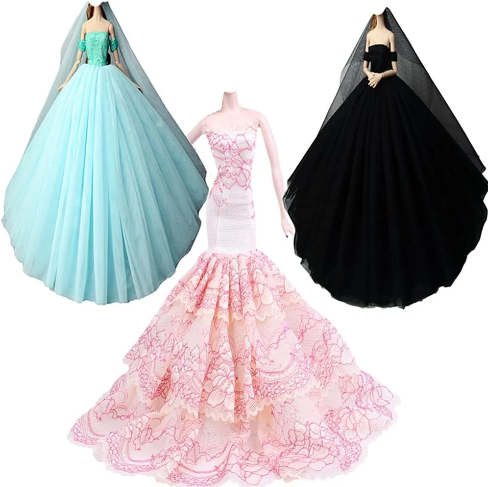 لنس هوم 3 تکه لباس دست ساز لباس مجلسی قدیمی برای عروسک 29 سانتی متری لباس عروسی لباس مهمانی نجیب لباس لباس کت و شلوار برای عروسک های 11.5 اینچی