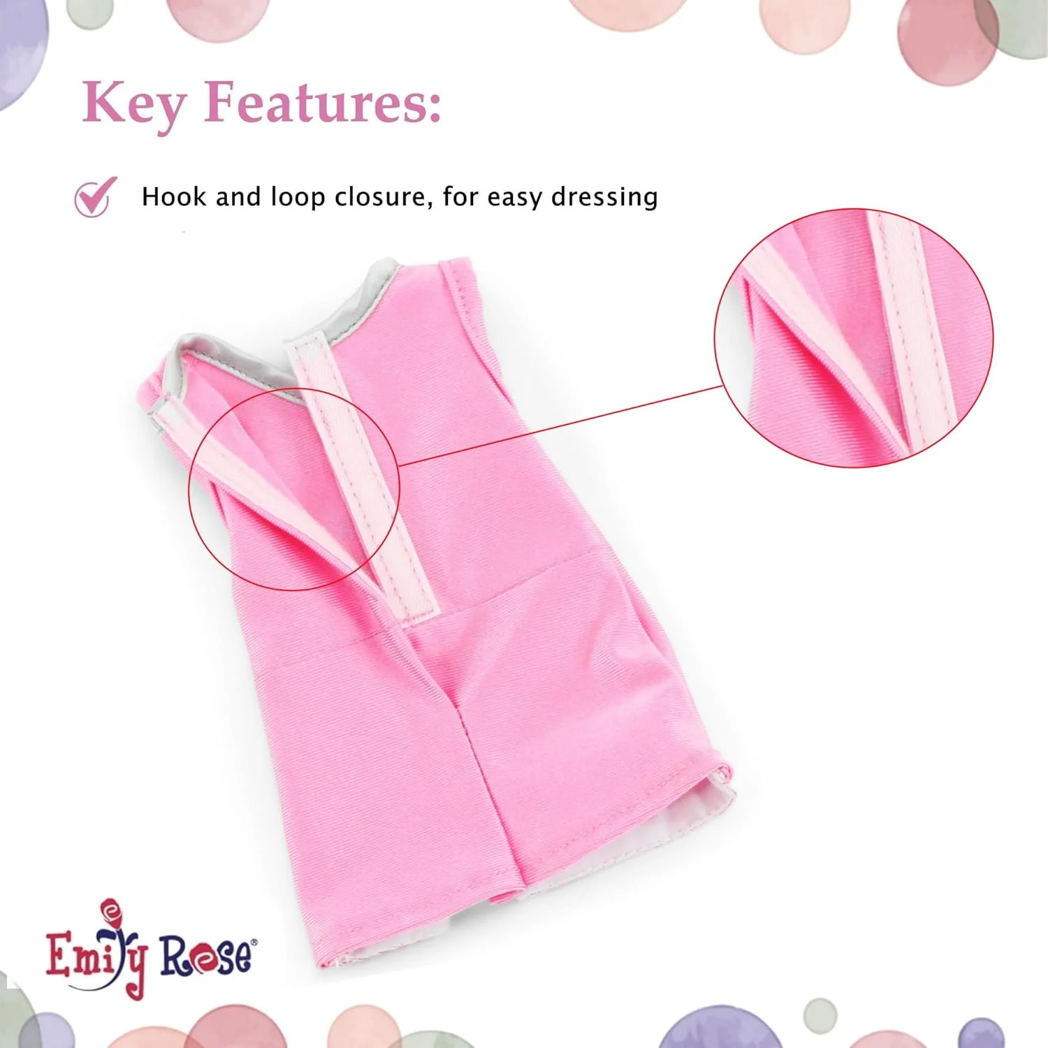 لباس عروسک 14 اینچی امیلی رز | لباس تشویق کننده صورتی، شامل پوم پوم، شورت، کش مو و کفش | سازگار با عروسک های 14 اینچی امریکن گرل ولی ویشرز و عروسک های مشابه لباس عروسک 14 اینچی امیلی رز | لباس تشویق کننده صورتی، شامل پوم پوم، شورت، کش مو و کفش | سازگار با عروسک های 14 اینچی امریکن گرل ولی ویشرز و عروسک های مشابه