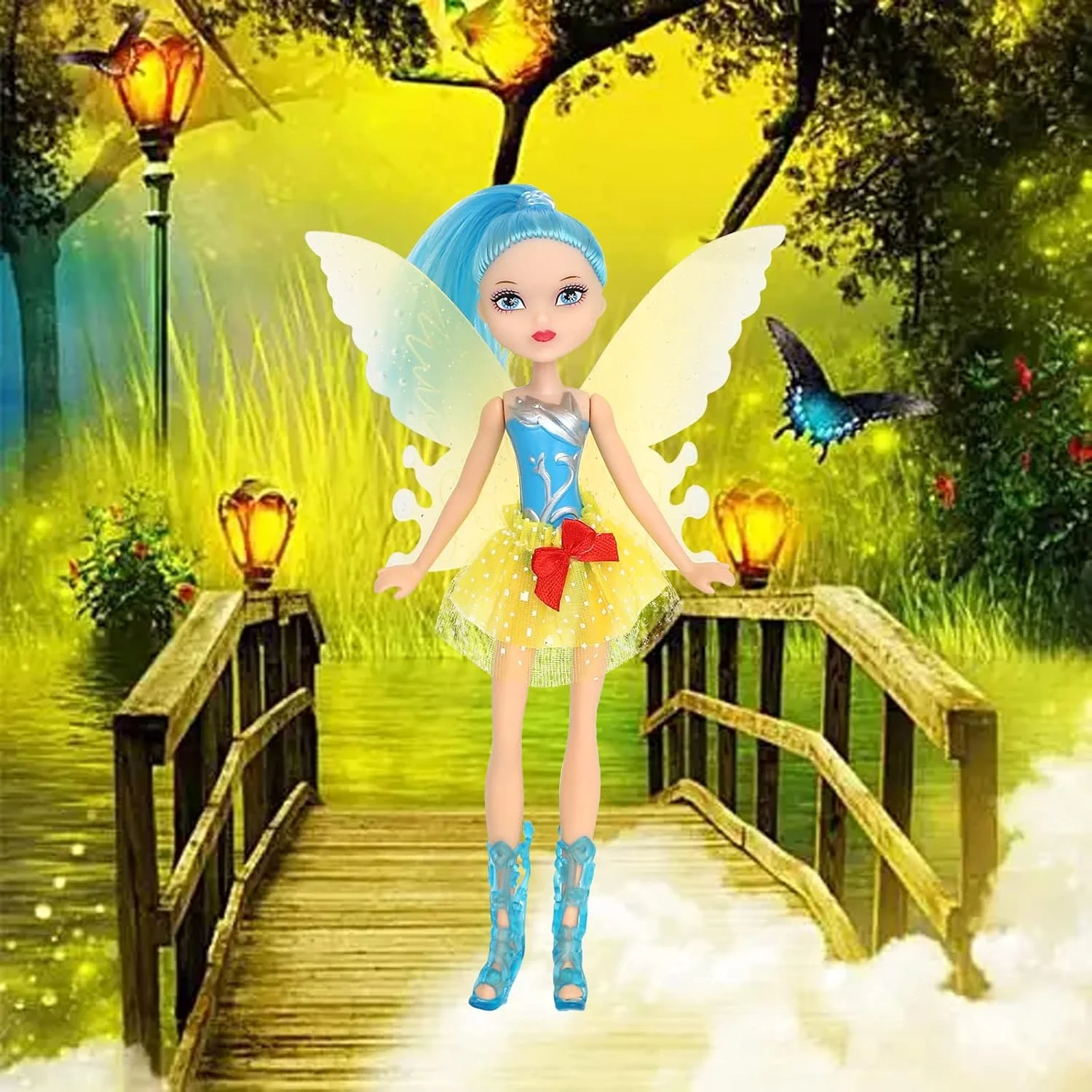 اونست، 5 ست عروسک دخترانه پری 8 اینچی شامل 5 ست عروسک پری گل 8 اینچی، 5 تکه لباس عروسک دست ساز، 5 جفت کفش عروسک اونست، 5 ست عروسک دخترانه پری 8 اینچی شامل 5 ست عروسک پری گل 8 اینچی، 5 تکه لباس عروسک دست ساز، 5 جفت کفش عروسک