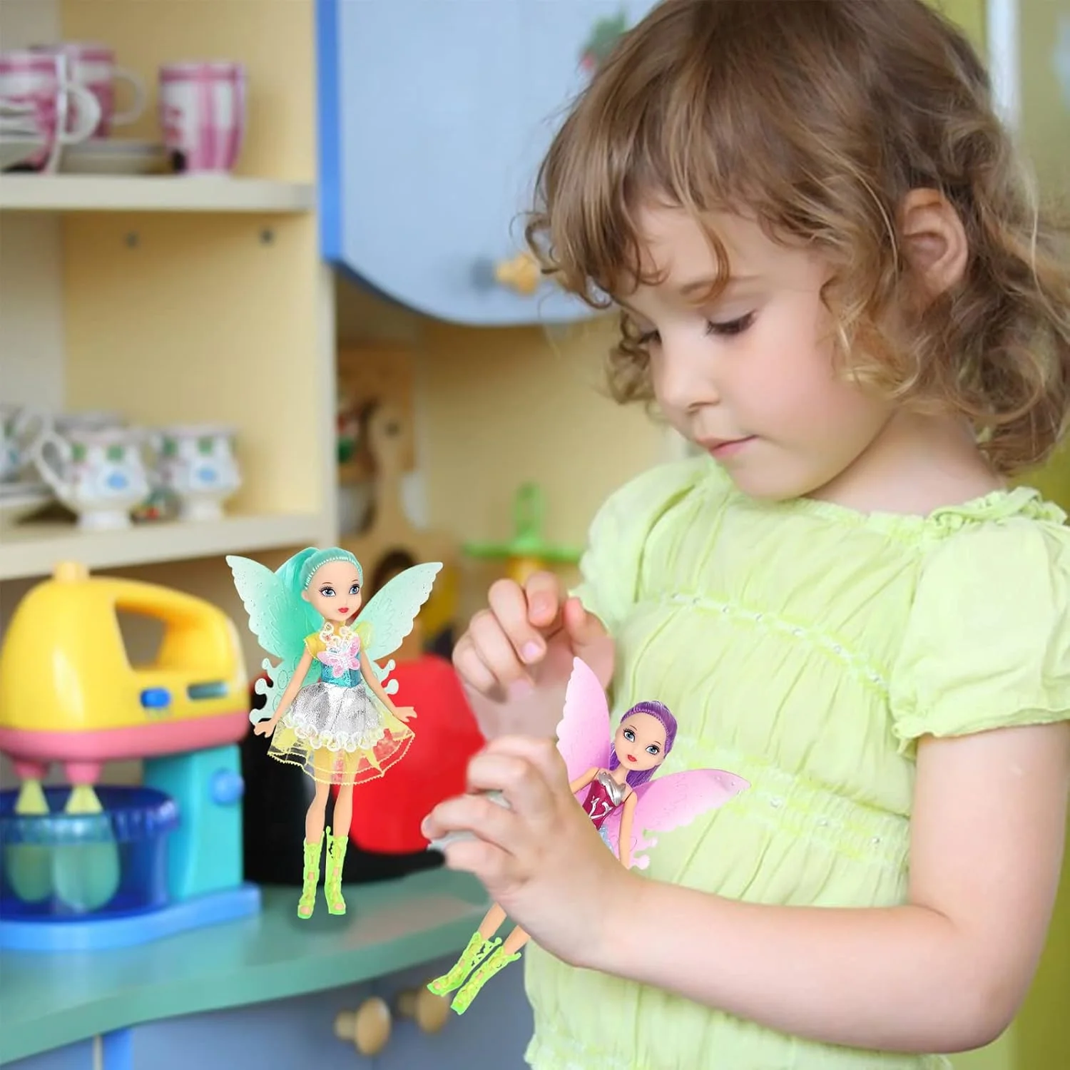 اونست، 5 ست عروسک دخترانه پری 8 اینچی شامل 5 ست عروسک پری گل 8 اینچی، 5 تکه لباس عروسک دست ساز، 5 جفت کفش عروسک اونست، 5 ست عروسک دخترانه پری 8 اینچی شامل 5 ست عروسک پری گل 8 اینچی، 5 تکه لباس عروسک دست ساز، 5 جفت کفش عروسک