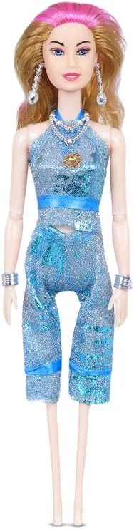 ست عروسک لباس های مد روز رامسون هند با دست ها و آرنج های تاشو، برای دختران، بازی تخیلی، هدیه ایمن و سرگرم کننده برای کودکان، ایده آل برای زمان بازی