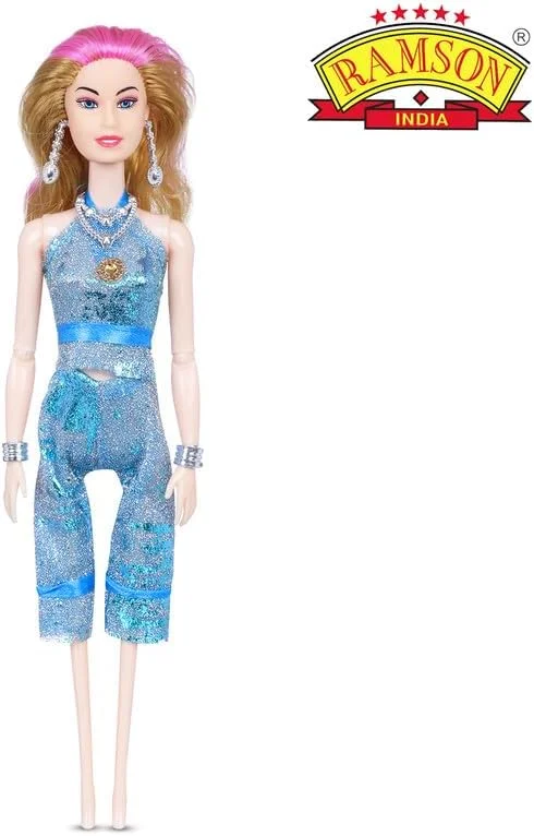 ست عروسک لباس های مد روز رامسون هند با دست ها و آرنج های تاشو، برای دختران، بازی تخیلی، هدیه ایمن و سرگرم کننده برای کودکان، ایده آل برای زمان بازی ست عروسک لباس های مد روز رامسون هند با دست ها و آرنج های تاشو، برای دختران، بازی تخیلی، هدیه ایمن و سرگرم کننده برای کودکان، ایده آل برای زمان بازی