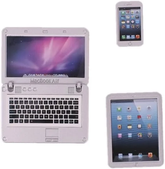 ست اسباب بازی چمدان مسافرتی 18 اینچی Sunportzida به همراه لباس عروسک شامل کفش، جوراب، عینک آفتابی، دوربین، کامپیوتر، لپ تاپ، تبلت، تلفن و کیف