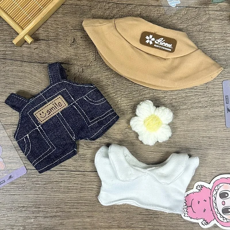 ست لباس عروسک FUNI، لوازم جانبی لباس ممتاز برای عروسک های 15 تا 17 سانتی متری، لباس مد پنبه ای و توییت با کیفیت بالا، نرم و بادوام با بست های محکم، استایل همه کاره برای بازی و نمایش