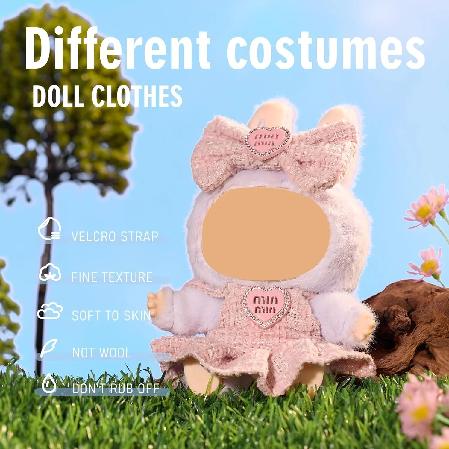 ست لباس عروسک FUNI 17 سانتی متری، لباس های مد روز ممتاز با لوازم جانبی، بسته لباس عروسک شیک لوکس برای کلکسیونرها و زمان بازی، لباس های سطح بالا برای عروسک های 17 سانتی متری، عروسک شامل نمی شود ست لباس عروسک FUNI 17 سانتی متری، لباس های مد روز ممتاز با لوازم جانبی، بسته لباس عروسک شیک لوکس برای کلکسیونرها و زمان بازی، لباس های سطح بالا برای عروسک های 17 سانتی متری، عروسک شامل نمی شود