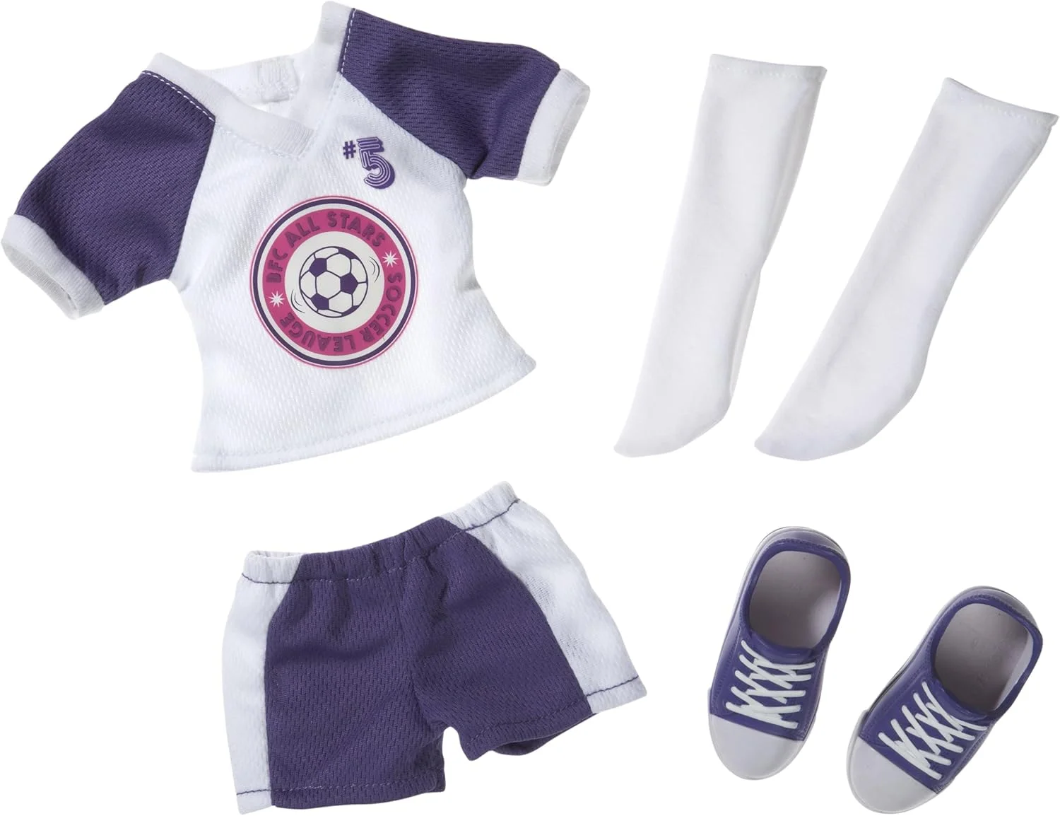 بسته کفش مد 18 اینچی MGA Entertainment BFC Ink با طرح فوتبال