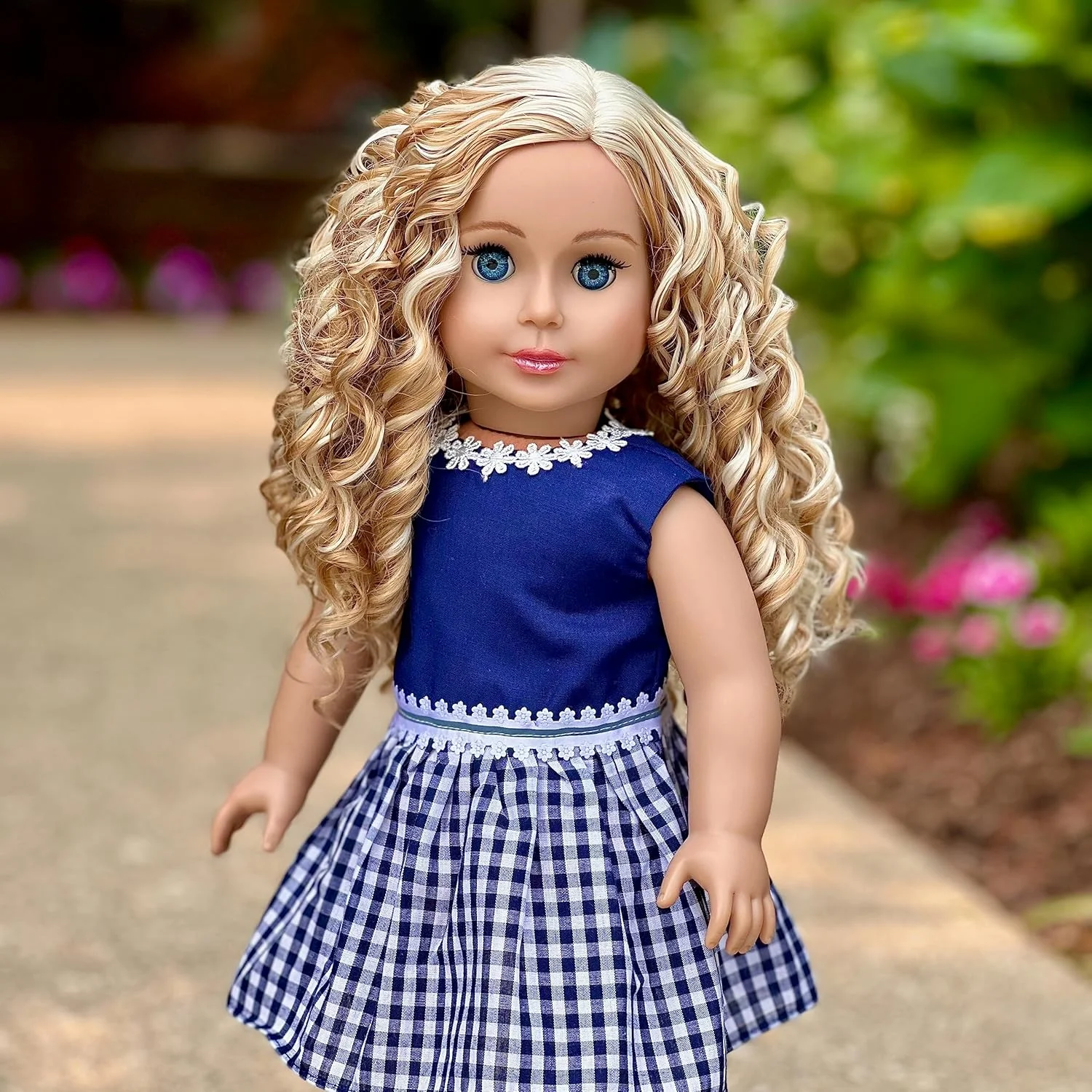 لباس عروسک 18 اینچی DreamWorld Collections طرح بعد از ظهر شنبه - لباس آبی سرمه ای (کفش ها جداگانه فروخته می شوند) (عروسک شامل نمی شود) لباس عروسک 18 اینچی DreamWorld Collections طرح بعد از ظهر شنبه - لباس آبی سرمه ای (کفش ها جداگانه فروخته می شوند) (عروسک شامل نمی شود)