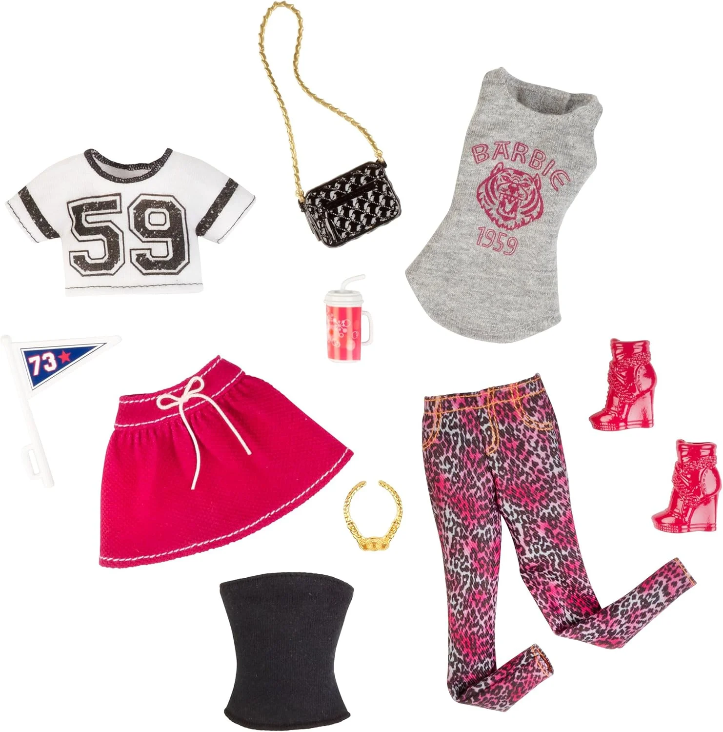 باربی فشن استایل کامل 2 - ست ورزشی باربی فشن استایل کامل 2 - ست ورزشی