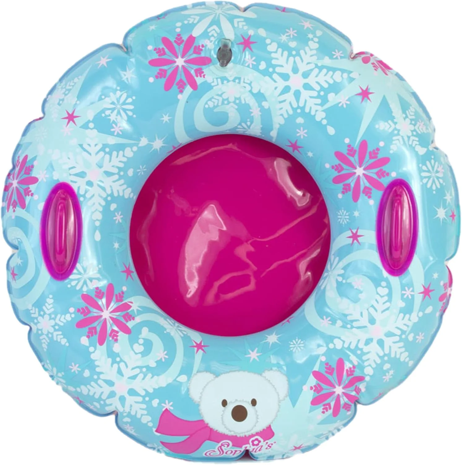 ست 4 تکه لوازم جانبی زمستانی لباس عروسک 18 اینچی سوفیا، ست تیوپ برفی شامل جلیقه، کلاه و دستکش! ایده آل برای عروسک های 18 اینچی امریکن گرل و غیره! جلیقه زمستانی، کلاه، دستکش و تیوپ برفی عروسک