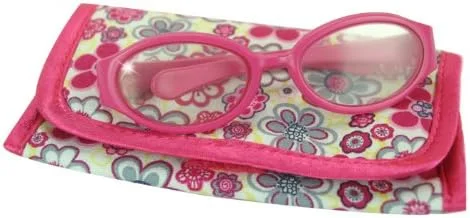 کیف عینک آفتابی صورتی رنگ 18 اینچی عروسک سوفیا، ست 2 تکه، مناسب برای لباس های عروسک های 18 اینچی امریکن گرل و موارد دیگر، کیف عینک با چاپ گلدار صورتی رنگ کیف عینک آفتابی صورتی رنگ 18 اینچی عروسک سوفیا، ست 2 تکه، مناسب برای لباس های عروسک های 18 اینچی امریکن گرل و موارد دیگر، کیف عینک با چاپ گلدار صورتی رنگ