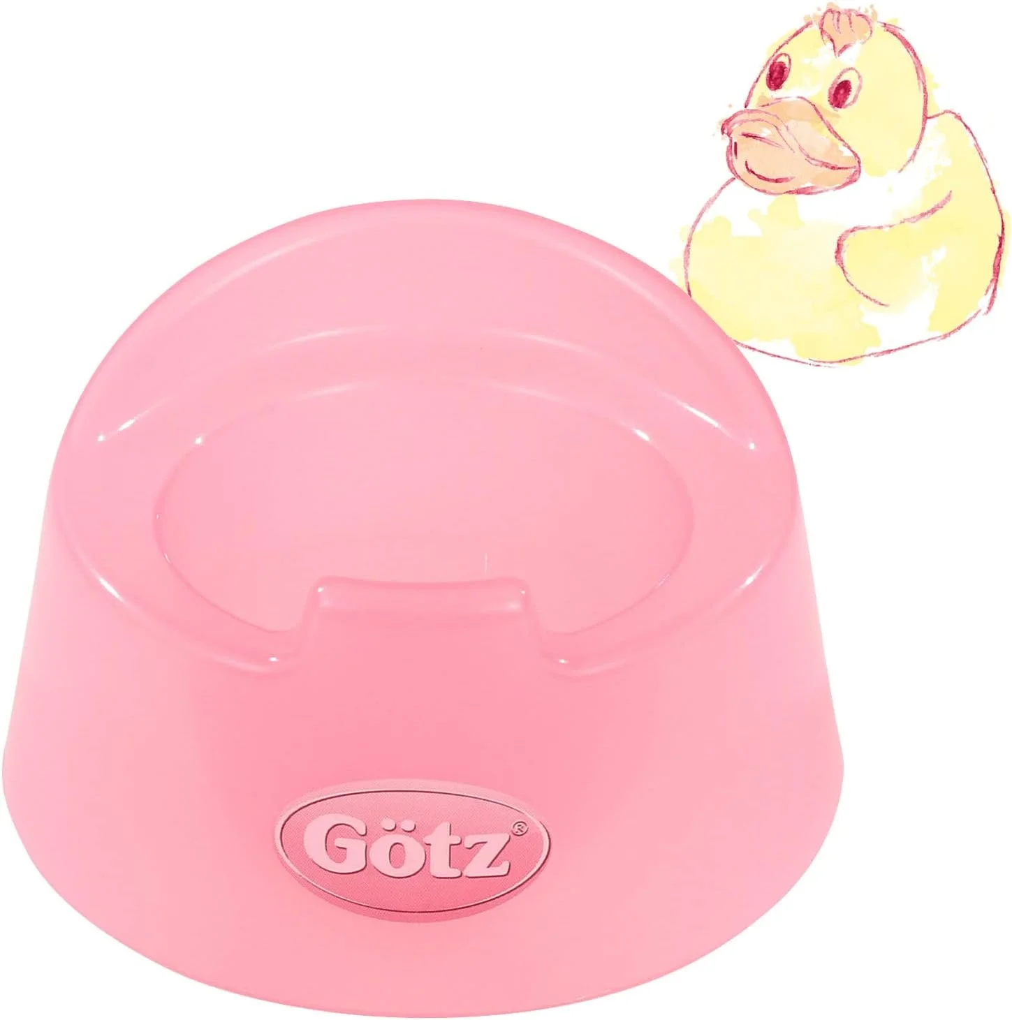 لگن صورتی پایه گوتز مناسب برای عروسک های 13 اینچی