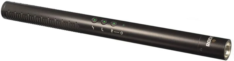میکروفون شاتگان Rode مدل NT-G4+ - میکروفون شاتگان پریمیوم با باتری لیتیومی قابل شارژ، سوئیچینگ دیجیتال، پد 10- دسی بل، HPF، تقویت HF، تغذیه P48 یا شارژ USB خود تغذیه.