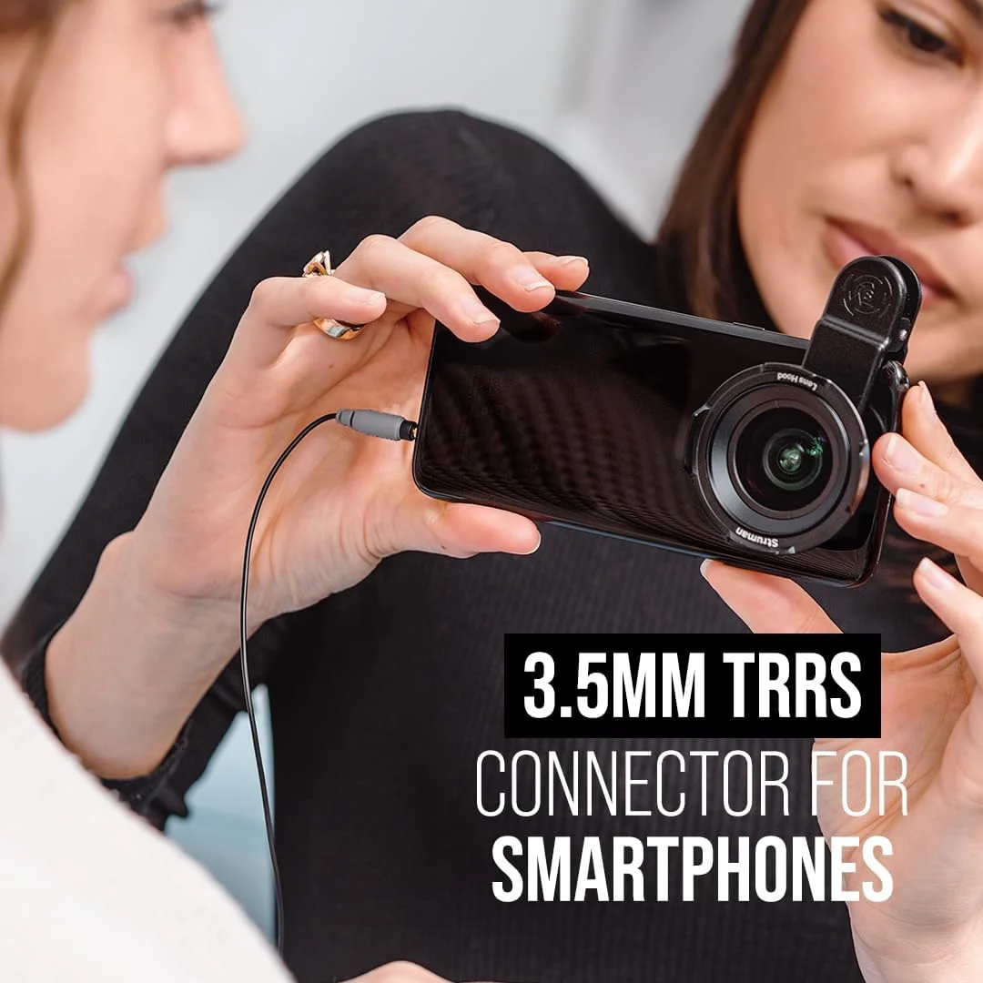 میکروفون یقه‌ای هوشمند RØDE SmartLav+ با کانکتور TRRS برای پخش، فیلم‌سازی، تولید محتوا، ضبط صدا در محل و استودیو