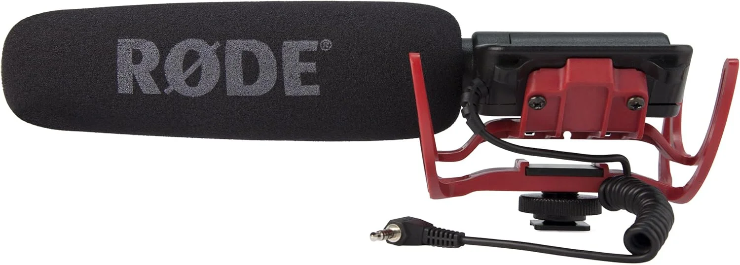 پک میکروفون Rode VideoMic با پایه Rycote Lyre، بوم پل، آداپتور پیچی و کابل افزایش طول