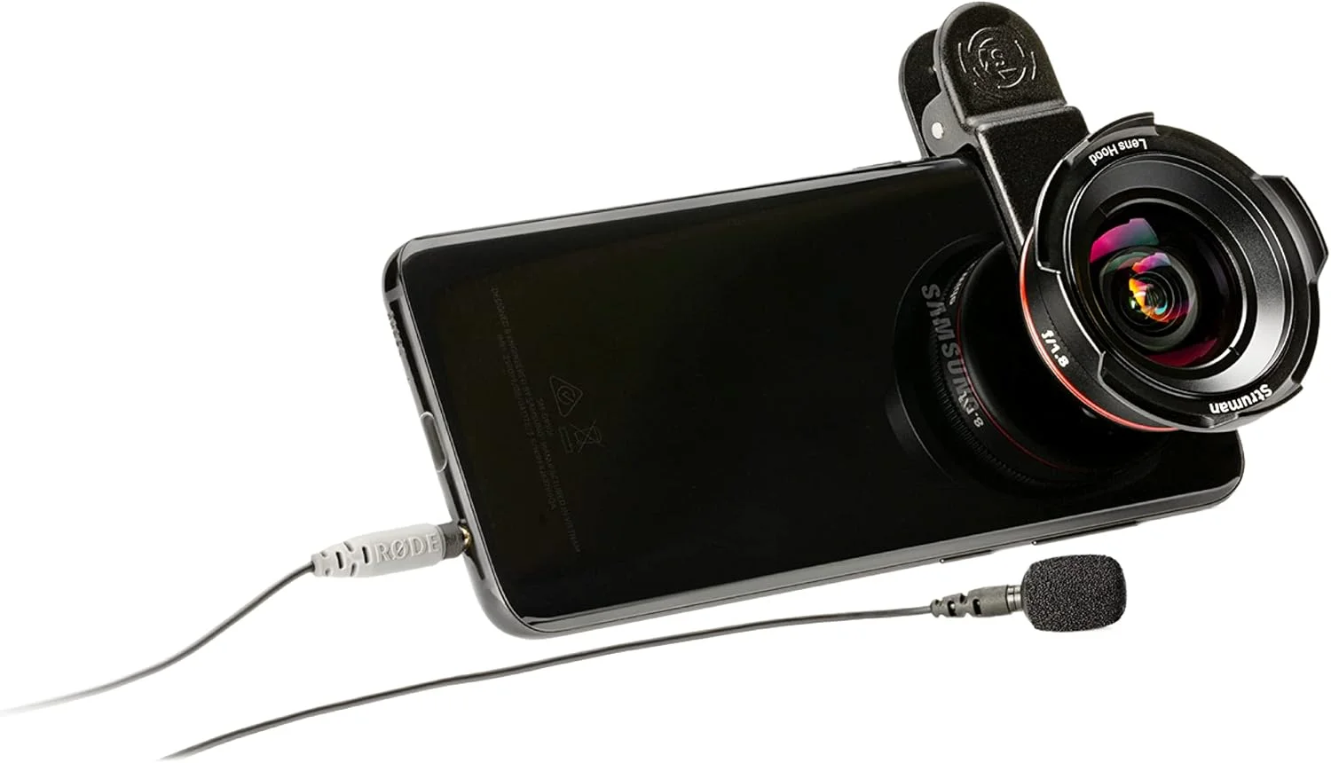 میکروفون یقه‌ای هوشمند RØDE SmartLav+ با کانکتور TRRS برای پخش، فیلم‌سازی، تولید محتوا، ضبط صدا در محل و استودیو