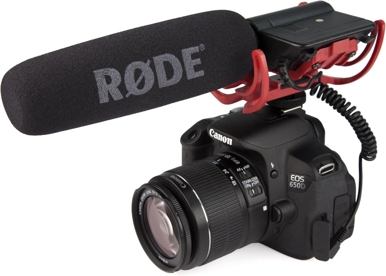 پک میکروفون Rode VideoMic با پایه Rycote Lyre، بوم پل، آداپتور پیچی و کابل افزایش طول
