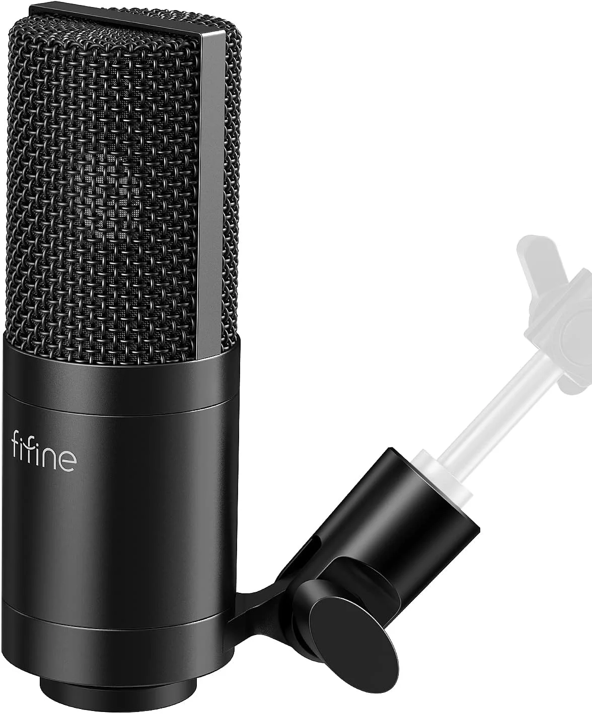 میکروفون XLR FIFINE، میکروفون کاندنسر پادکست برای ضبط صدا، میکروفون استودیویی کاردیوئید، جنس فلزی، مشکی-K669C