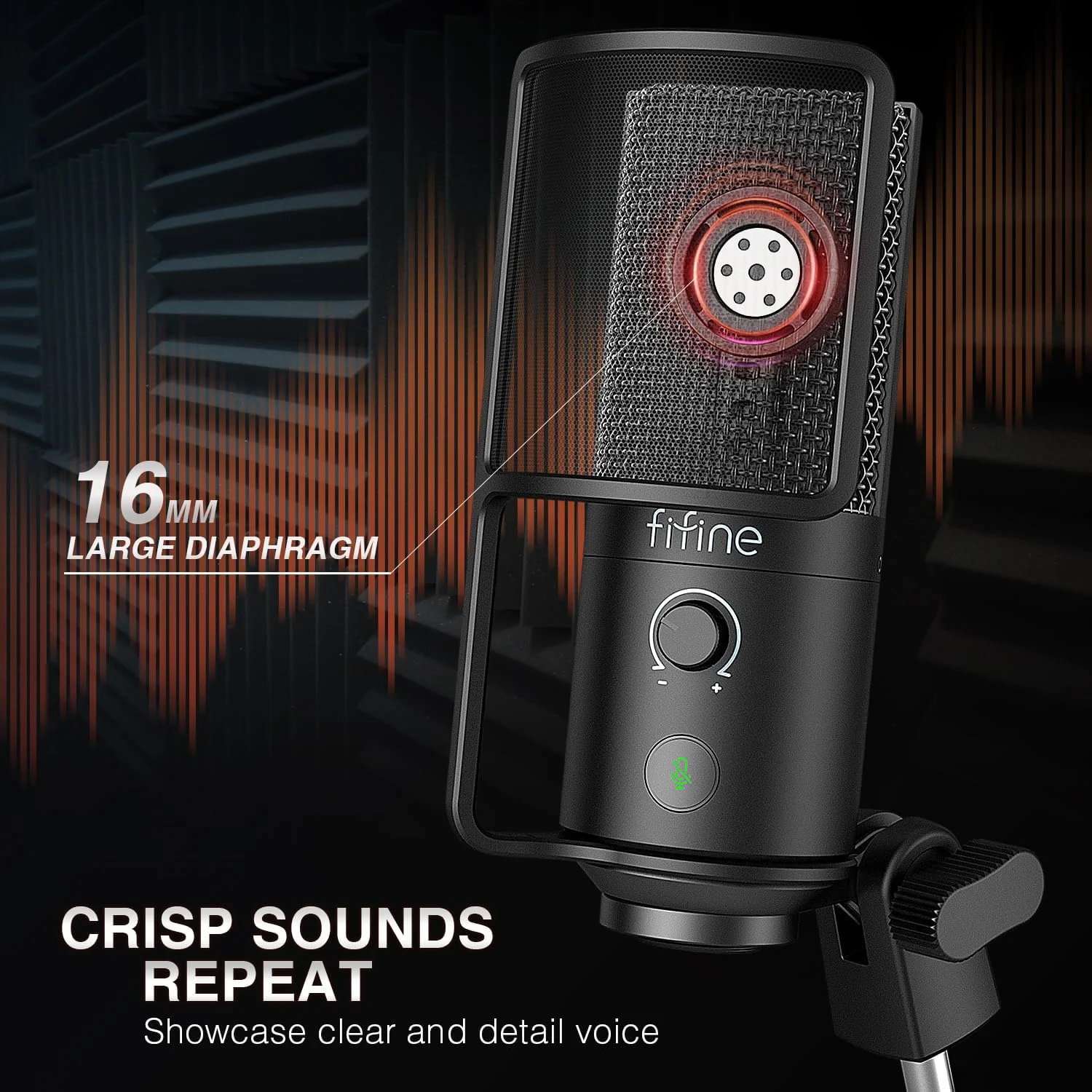 میکروفون USB پادکست FIFINE برای کامپیوتر، میکروفون کاندنسر Plug & Play با بازوی بوم، دکمه قطع صدا، دکمه تنظیم صدا، میکروفون ضبط کامپیوتر برای آواز خواندن، استریمینگ، بازی، یوتیوب - T669PRO1 میکروفون USB پادکست FIFINE برای کامپیوتر، میکروفون کاندنسر Plug & Play با بازوی بوم، دکمه قطع صدا، دکمه تنظیم صدا، میکروفون ضبط کامپیوتر برای آواز خواندن، استریمینگ، بازی، یوتیوب - T669PRO1