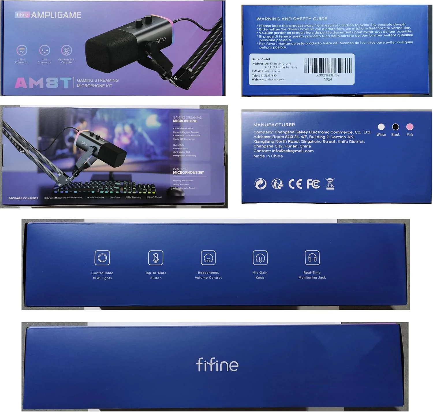میکروفون استریمینگ XLR FIFINE با بازو برای استودیوی پادکست، میکروفون دینامیک USB گیمینگ PC با دکمه قطع صدا، برای PS4/5 Mac کارت صدا - رز میکروفون استریمینگ XLR FIFINE با بازو برای استودیوی پادکست، میکروفون دینامیک USB گیمینگ PC با دکمه قطع صدا، برای PS4/5 Mac کارت صدا - رز