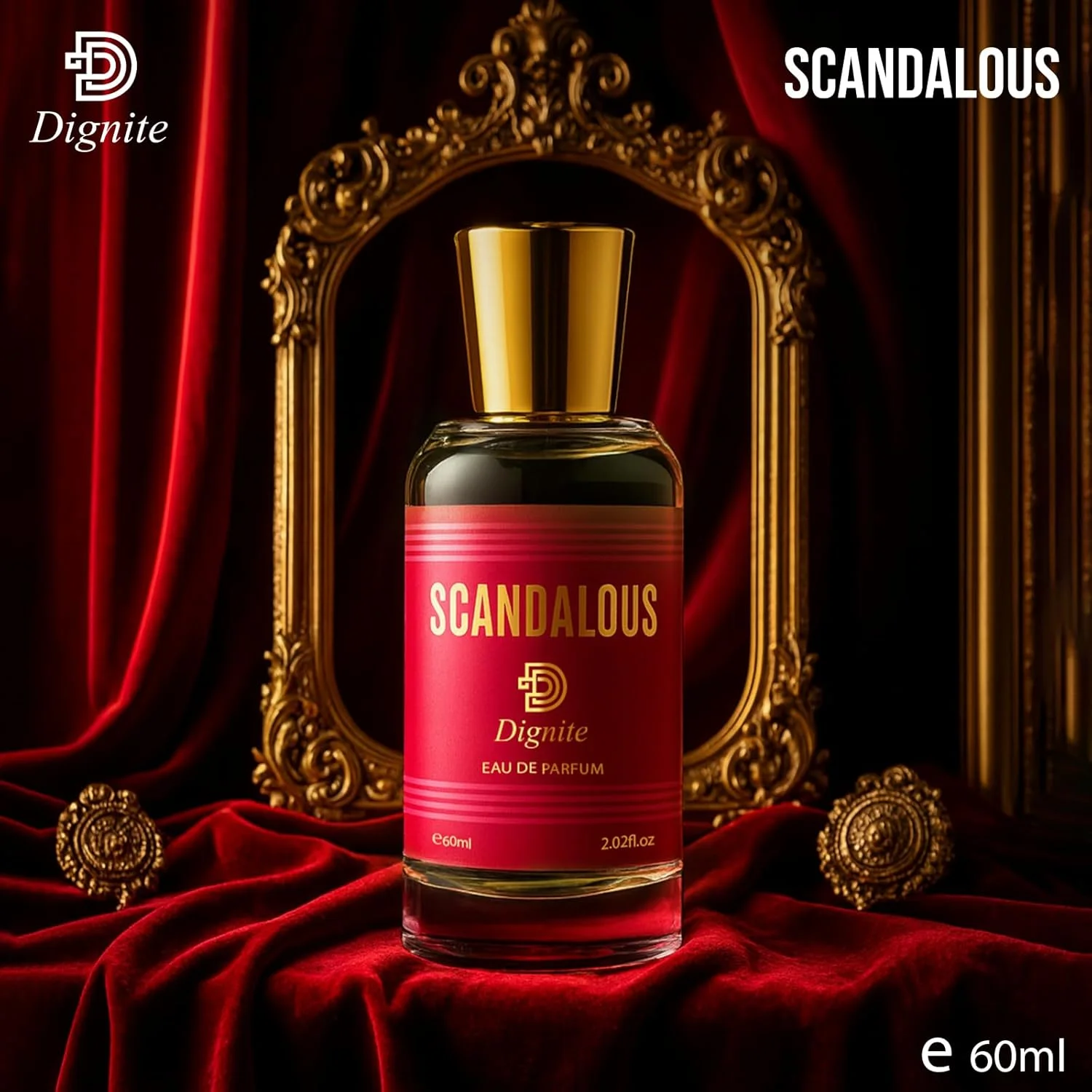 ادکلن زنانه دیگنیته Scandalous حجم 60 میل - EDP