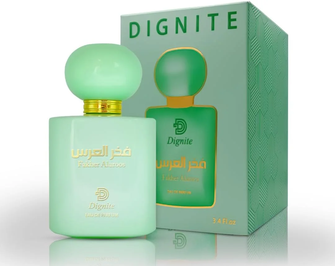 عطر دیگنیت فاخر العروس 100 میلی لیتر – ادو پرفیوم – ترکیبی ظریف از هل، رز و نعناع هندی – رایحه ای ماندگار و یونیسکس