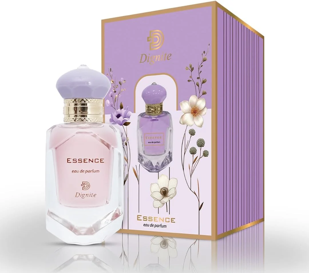 عطر زنانه دیگنیت Essence حجم 50 میلی لیتر - ادو پرفیوم - ترکیبی ظریف از گلابی، زنبق، شکوفه پرتقال و وانیل - عطر لوکس شرقی گلی برای بانوان