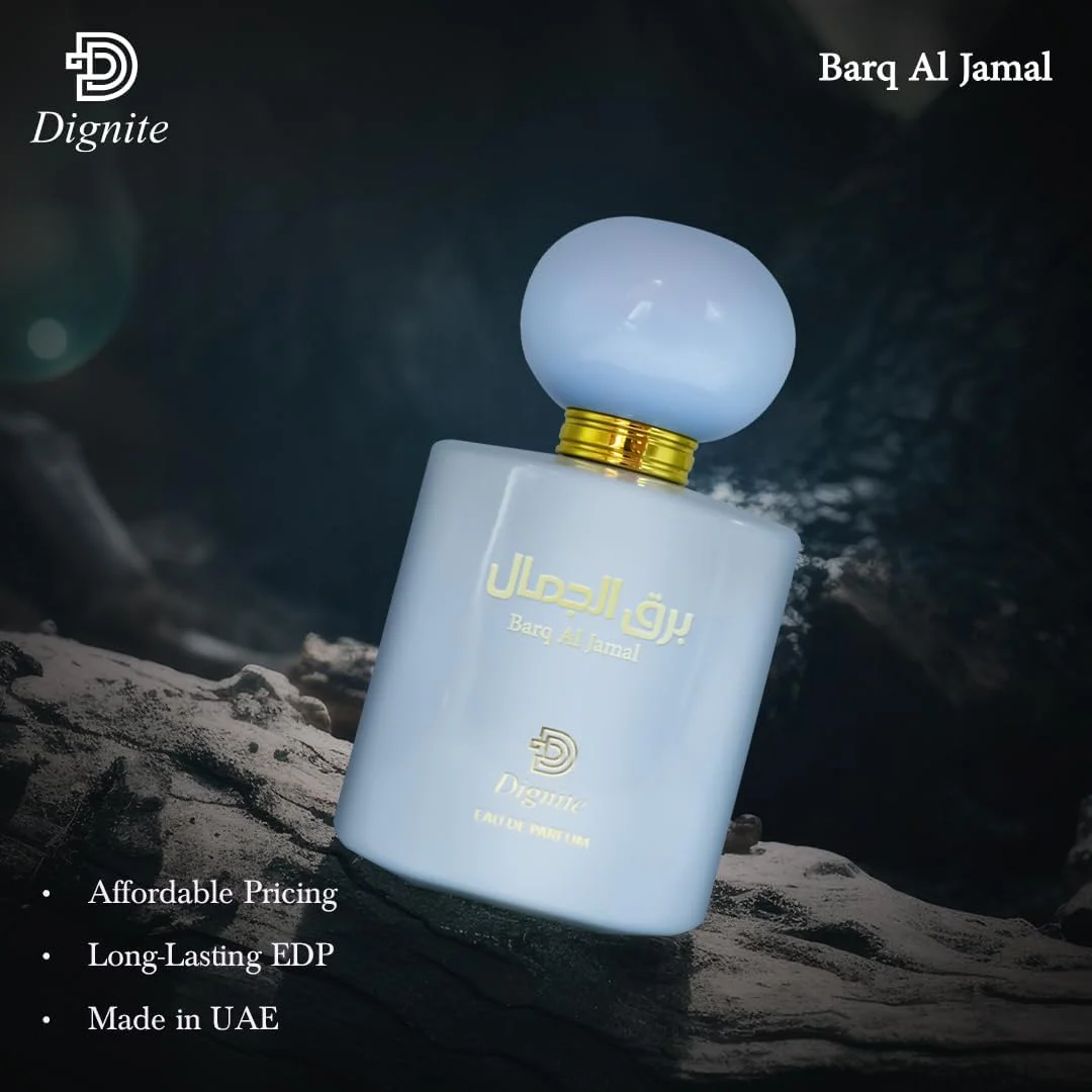 عطر زنانه دیگنیت برق الجمال 100 میلی لیتر – ادو پرفیوم – ترکیبی غنی از نرولی، گاردنیا و وانیل – رایحه ماندگار عطر زنانه دیگنیت برق الجمال 100 میلی لیتر – ادو پرفیوم – ترکیبی غنی از نرولی، گاردنیا و وانیل – رایحه ماندگار