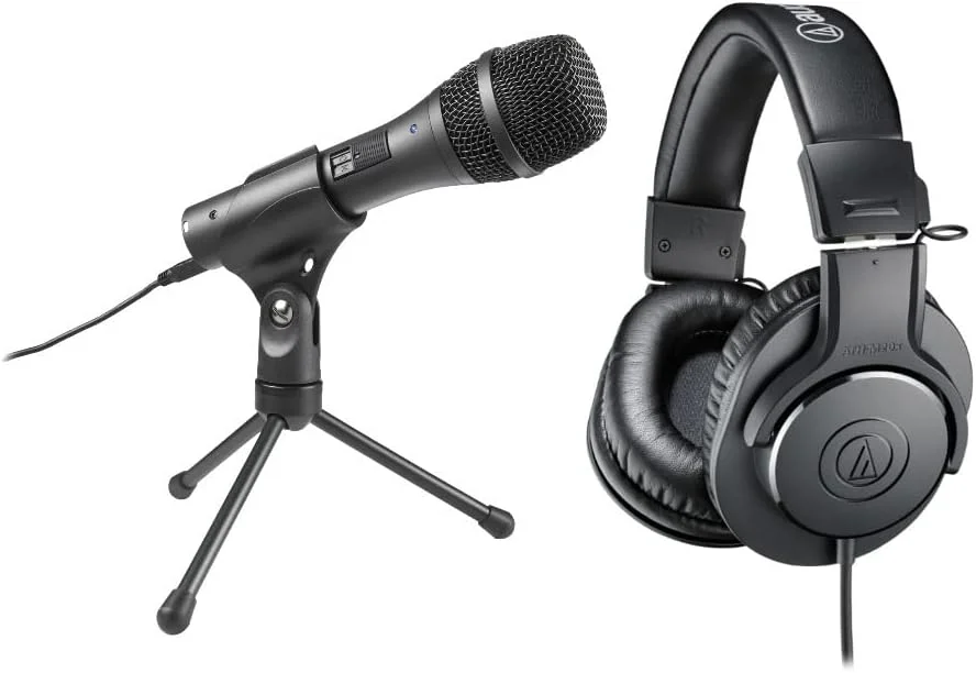 بسته کار و آموزش از خانه Audio-Technica AT-EDU25 شامل میکروفون AT2005USB و هدفون ATH-M20x بسته کار و آموزش از خانه Audio-Technica AT-EDU25 شامل میکروفون AT2005USB و هدفون ATH-M20x