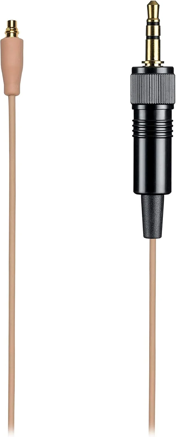 میکروفون هدست اومنیدیرکشنال سیمدار Audio-Technica BP892xCLM3-TH با کابل جداشدنی 3.5 میلیمتری، سازگار با Sennheiser، بژ میکروفون هدست اومنیدیرکشنال سیمدار Audio-Technica BP892xCLM3-TH با کابل جداشدنی 3.5 میلیمتری، سازگار با Sennheiser، بژ