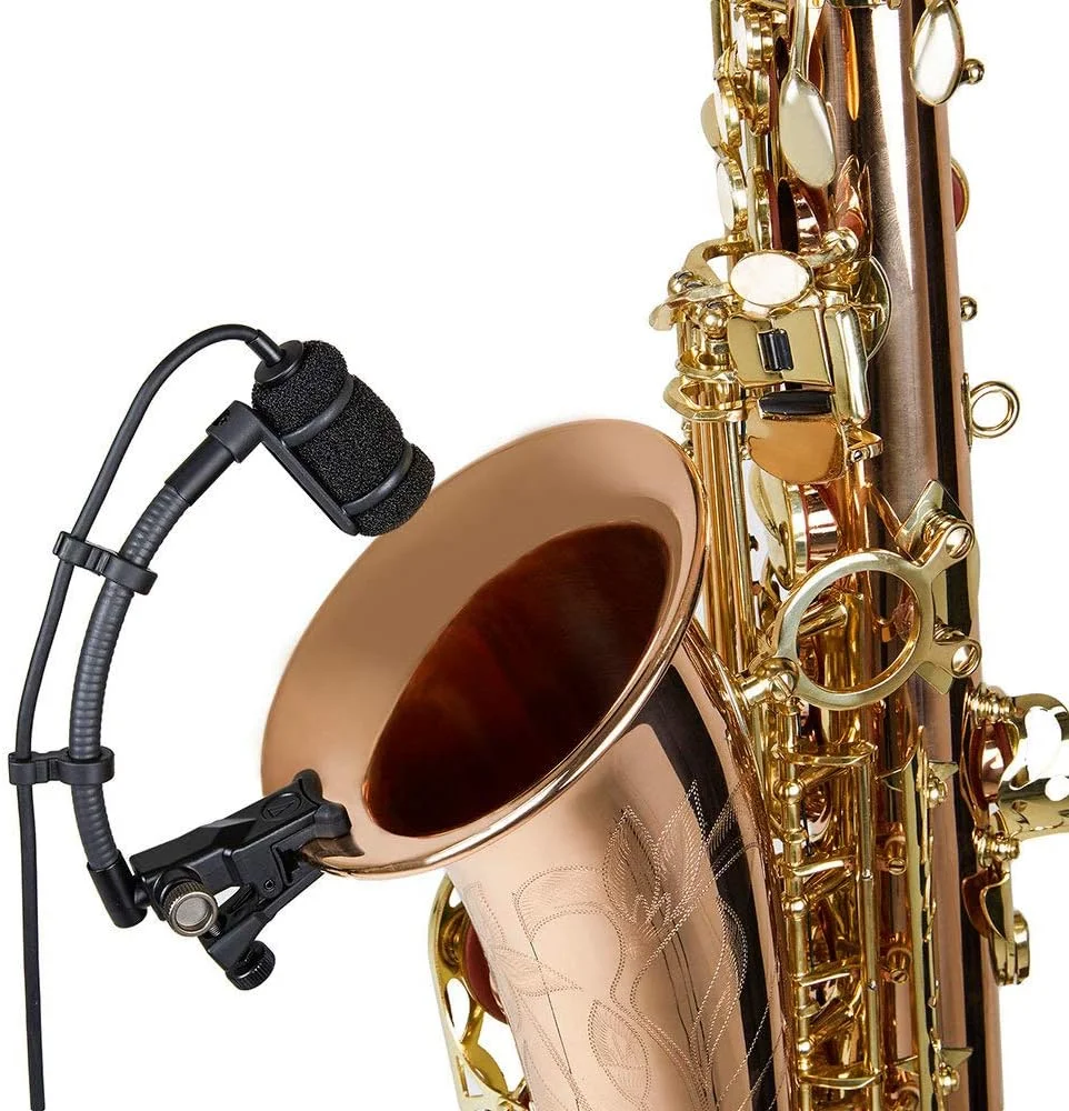 میکروفون ساز کندانسور کاردیود بی سیم Audio-Technica ATM350UcW با سیستم نصب گیره ای جهانی میکروفون ساز کندانسور کاردیود بی سیم Audio-Technica ATM350UcW با سیستم نصب گیره ای جهانی