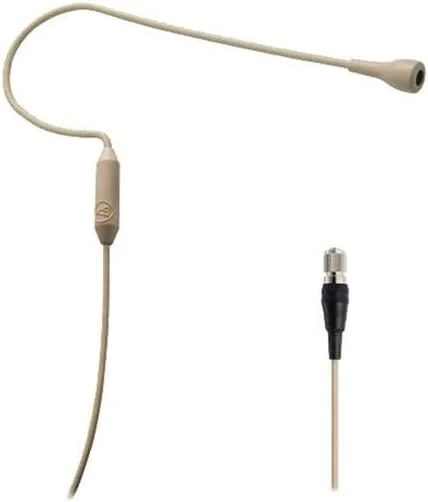 میکروفون کندانسور امنی‌دیرکشنال Audio-Technica Pro 92CH-TH با اتصال cH-style برای سیستم‌های بی‌سیم Audio-Technica - بژ