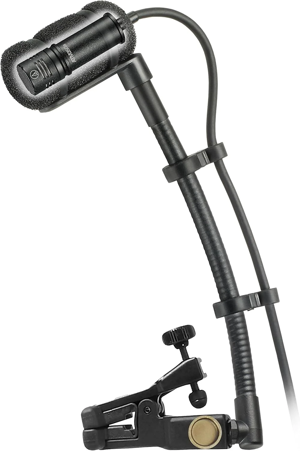 میکروفون ساز کاندنسر کاردیوید Audio-Technica ATM350U با سیستم نصب گیره ای جهانی و گردن غازی 5 اینچی