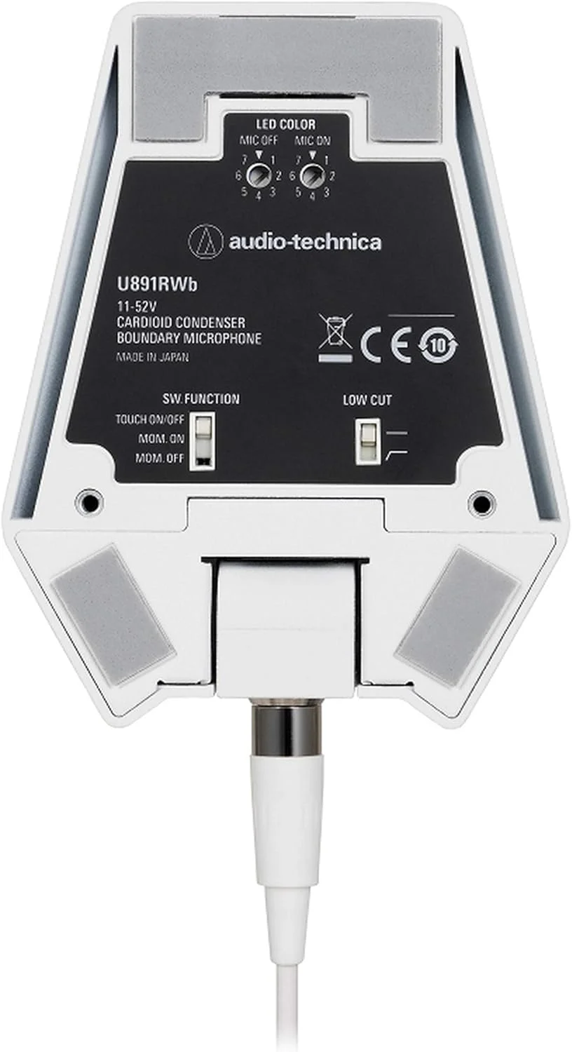 میکروفون خازنی کاردیوئید مرزی Audio-Technica U891RWb با سوئیچ