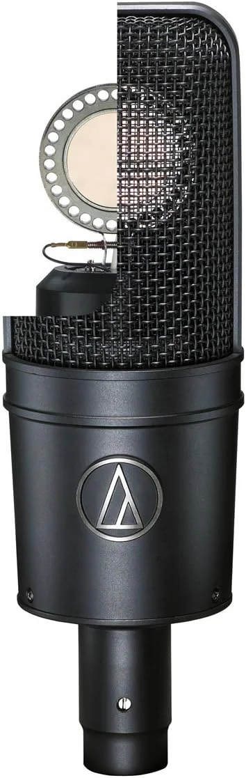 مجموعه میکروفون کاندنسر کاردیوئید Audio-Technica AT4040 به همراه پایه بوم، پاپ فیلتر، کابل XLR و پارچه پولیش Austin Bazaar مجموعه میکروفون کاندنسر کاردیوئید Audio-Technica AT4040 به همراه پایه بوم، پاپ فیلتر، کابل XLR و پارچه پولیش Austin Bazaar