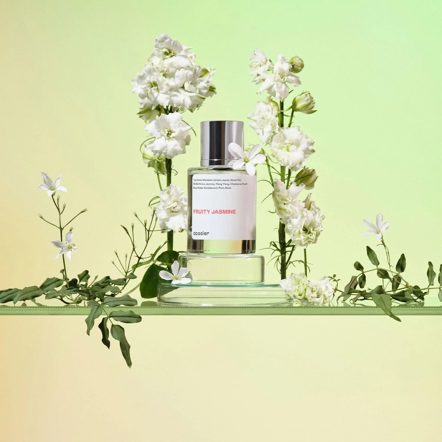 دوسیه - یاس میوه ای - ادو پرفیوم - عطر لوکس - بدون پارابن - وگان - مخصوص بانوان - رایحه 50 میلی لیتر (اسپری)