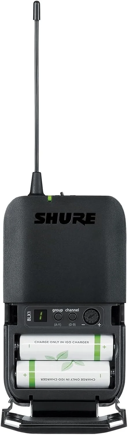 سیستم میکروفون بی سیم Shure BLX14R/SM35 با گیرنده نصب رک BLX4R، فرستنده بدنه BLX1 و میکروفون کاندنسر هدست SM35 برای صدای هندزفری، ایده آل برای اجراکنندگان فعال - باند H11 سیستم میکروفون بی سیم Shure BLX14R/SM35 با گیرنده نصب رک BLX4R، فرستنده بدنه BLX1 و میکروفون کاندنسر هدست SM35 برای صدای هندزفری، ایده آل برای اجراکنندگان فعال - باند H11
