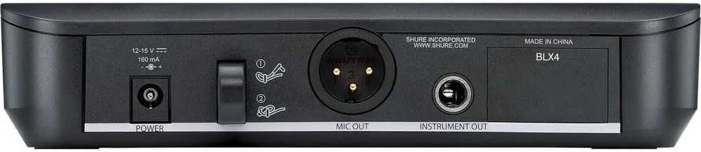 سیستم میکروفون بی سیم Shure BLX14/SM31 برای تناسب اندام و ایروبیک - 14 ساعت عمر باتری، برد 300 فوت | شامل میکروفون هدست SM31 Fitness، گیرنده تک کاناله | باند H10 (BLX14/SM31-H10) سیستم میکروفون بی سیم Shure BLX14/SM31 برای تناسب اندام و ایروبیک - 14 ساعت عمر باتری، برد 300 فوت | شامل میکروفون هدست SM31 Fitness، گیرنده تک کاناله | باند H10 (BLX14/SM31-H10)