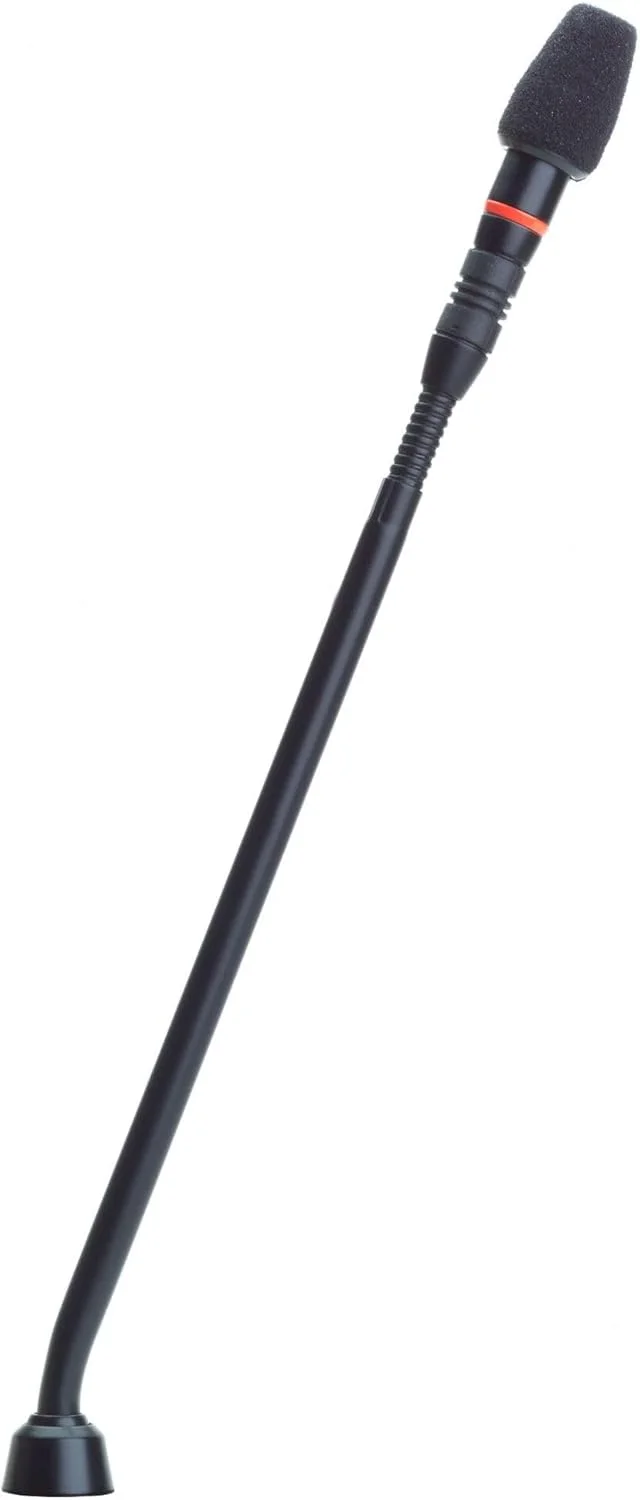 میکروفون کندانسور کاردیوئید Shure MX410LP/C، گردن غازی 10 اینچی با نشانگر وضعیت دو رنگ، بدون پری امپ