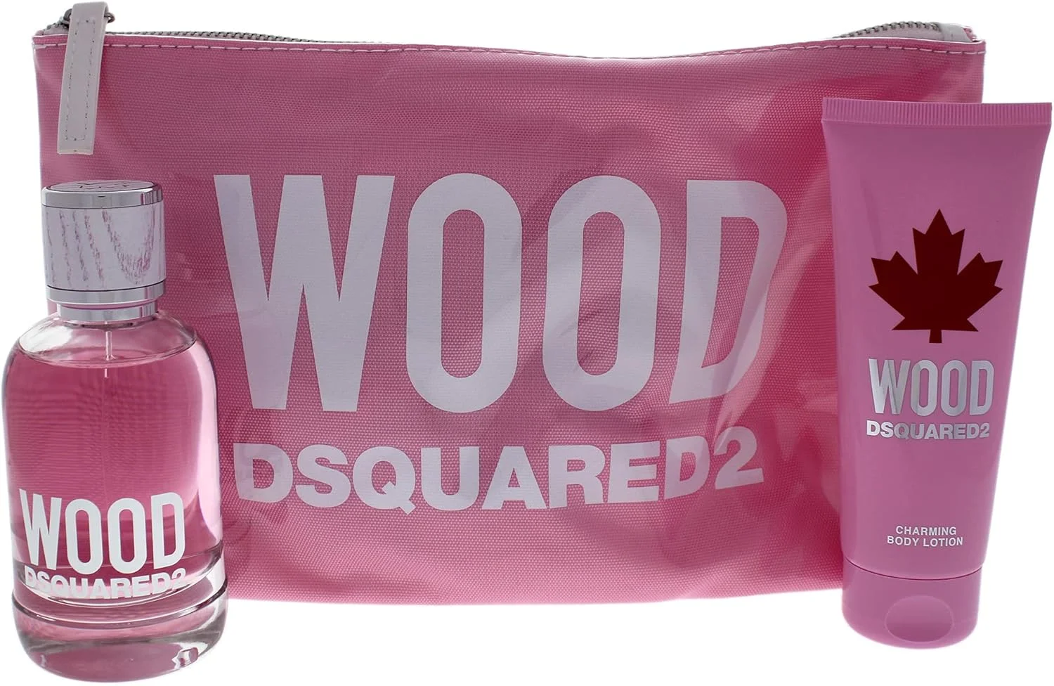 ست ادو تویلت زنانه DSQUARED2 Wood حجم 100 میلی لیتر + لوسیون بدن 100 میلی لیتر + کیف، 200 میلی لیتر ست ادو تویلت زنانه DSQUARED2 Wood حجم 100 میلی لیتر + لوسیون بدن 100 میلی لیتر + کیف، 200 میلی لیتر
