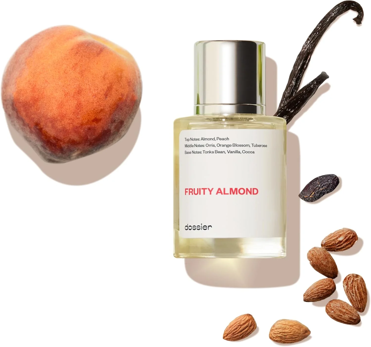 دوسیه - بادام میوه ای - ادو پرفیوم - الهام گرفته از گود گرل سی. هررا - عطر لوکس - خالص تزریق شده - بدون پارابن - وگان - برای زنان - رایحه 100 میلی لیتر (اسپری)
